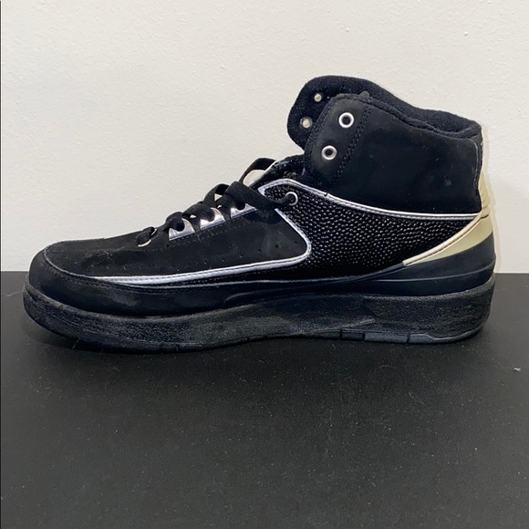 Rare Jordan retro 2 “black chrome” size 6.5Y - Picture 5 of 6